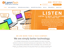 Tablet Screenshot of lammtech.com